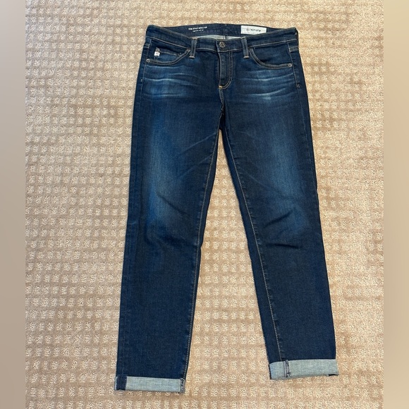 AG Adriano Goldschmied Dark Blue Ankle Jeans - Picture 1 of 2